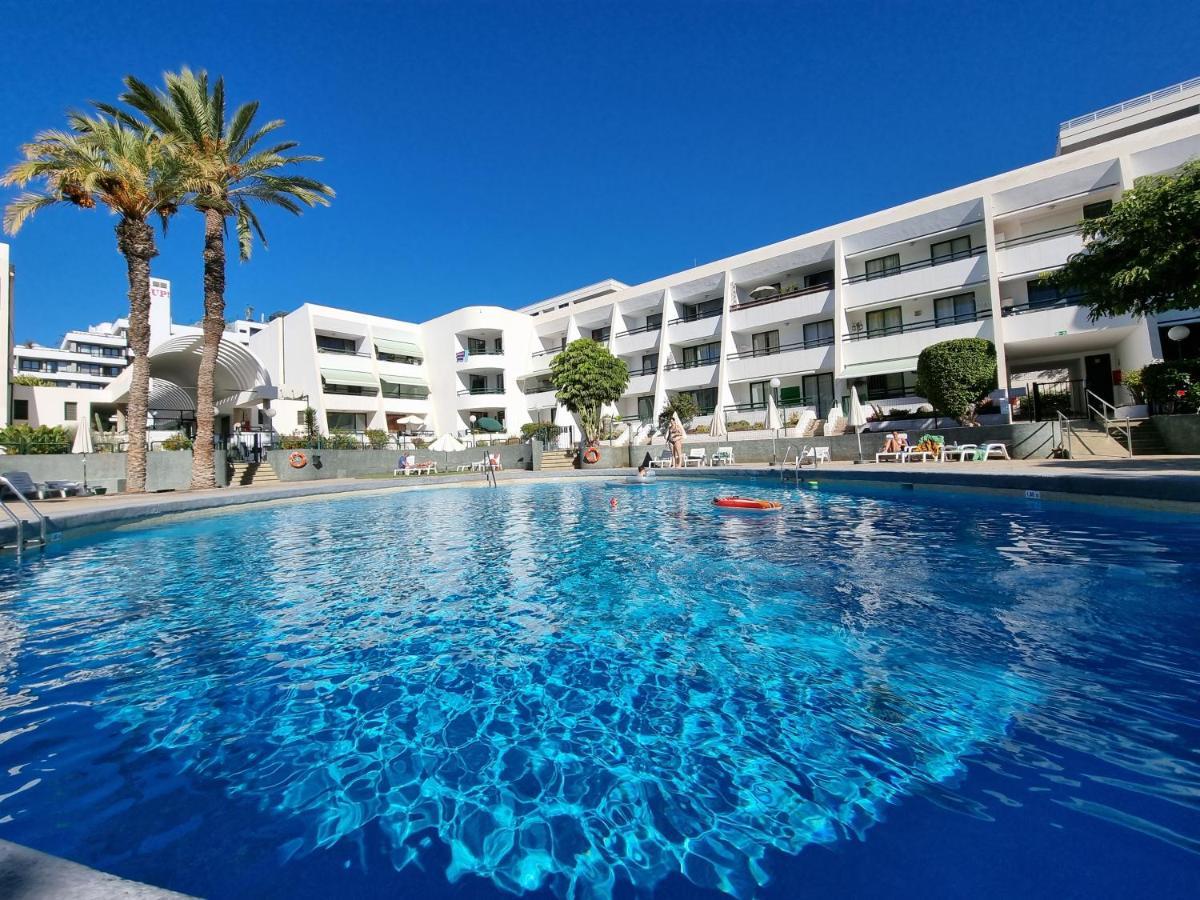 Apartment Casa Palmera Only 150 Meters To The Beach, Heated Pool, Wifi, Sat-Tv, Balcony With Poolview Arona  Esterno foto