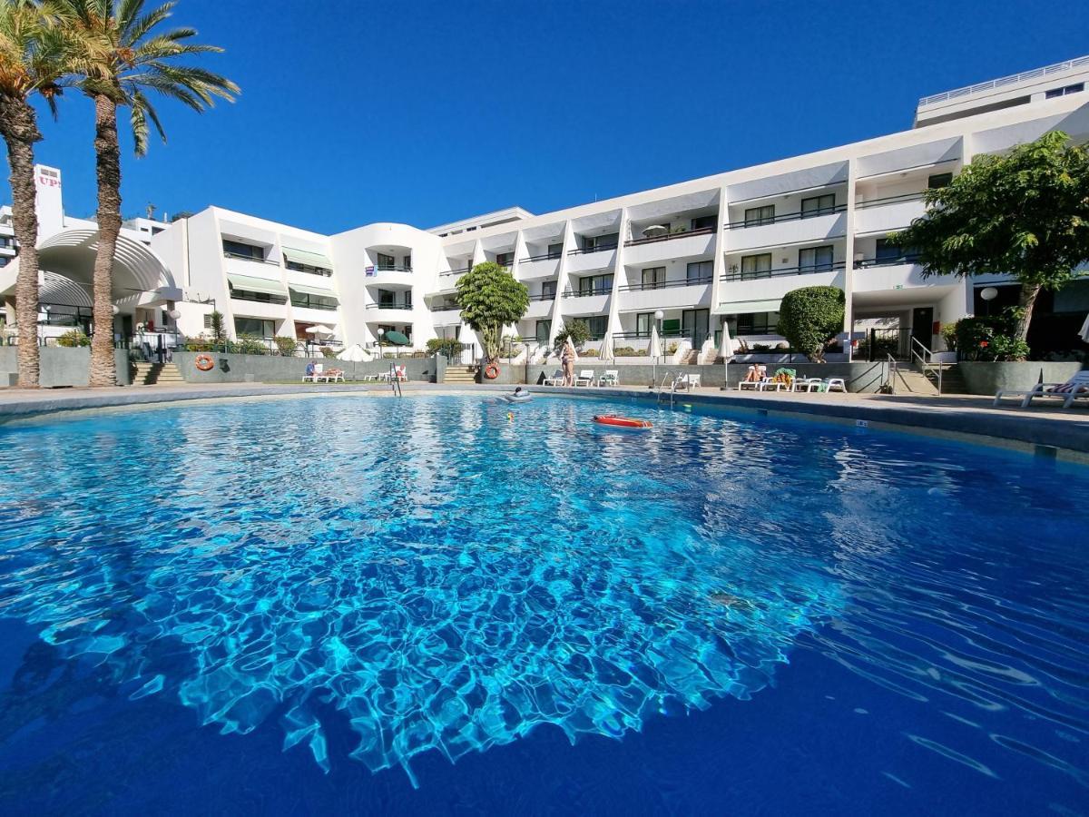 Apartment Casa Palmera Only 150 Meters To The Beach, Heated Pool, Wifi, Sat-Tv, Balcony With Poolview Arona  Esterno foto