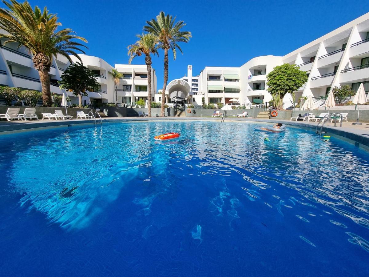 Apartment Casa Palmera Only 150 Meters To The Beach, Heated Pool, Wifi, Sat-Tv, Balcony With Poolview Arona  Esterno foto